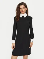 Sukienki - KARL LAGERFELD Sukienka codzienna A1W13032 Czarny Slim Fit - miniaturka - grafika 1
