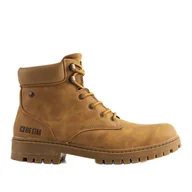 Buty trekkingowe męskie - Brązowe trapery męskie Big Star KK174207 - miniaturka - grafika 1