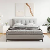 Szafki nocne - vidaXL Szafki nocne, 2 szt., białe z połyskiem, 40x40x50 cm - miniaturka - grafika 1