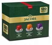 Kawa w kapsułkach i saszetkach - Kapsułki do Nespresso Lungo 6, Lungo 8, Espresso 7 Classico 120 szt. - miniaturka - grafika 1