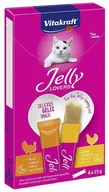 Przysmaki dla kotów - Vitakraft 24 x 6 g Vitakraft Cat Stick + Vitakraft Jelly Lovers, 6 x 15 g gratis! - Classic, Łosoś, 24 x 6 g - miniaturka - grafika 1