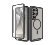 Etui i futerały do telefonów - Tech-Protect Defense Magsafe do Samsung Galaxy S25 Ultra Black - miniaturka - grafika 1