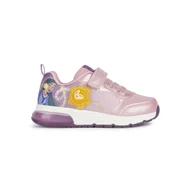 Sneakersy damskie - Dziecięce Sneakersy GEOX J SPACECLUB GIRL A J458VA-0ANAJ-CE88UK – Różowy - miniaturka - grafika 1