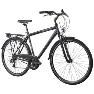 Rower trekkingowy INDIANA X-Road 1.0 M19 28 cali męski Czarny - Rowery - miniaturka - grafika 1