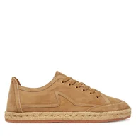 Espadryle męskie - Espadryle Paul&Shark 25418005 Brązowy - miniaturka - grafika 1