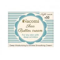 Kremy do twarzy - Nacomi Krem shea na noc 50+ z biopeptydem 50ml - miniaturka - grafika 1