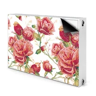 Dekoracje domu - Mata magnetyczna na grzejnik Czerwone ptaki 90x60, Bluedecor - miniaturka - grafika 1