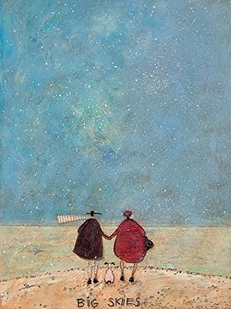 Pyramid Posters Big Skies - obraz na płótnie 60x80 WDC100016 - Obrazy i zdjęcia na płótnie - miniaturka - grafika 1