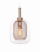 Lampy sufitowe - Lumina Deco Nowoczesna Lampa Wisząca Złota Bessa - miniaturka - grafika 1