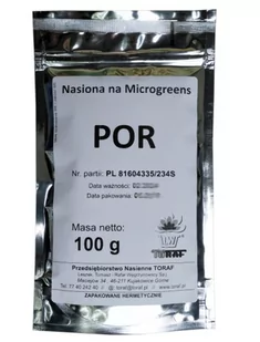 Toraf Microgreens Por 100 g Mic000056 - Nasiona i cebule - miniaturka - grafika 1