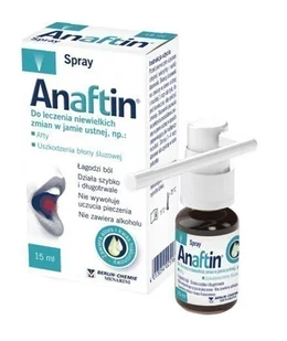 BERLIN CHEMIE AG Niemcy ANAFTIN Spray 15 ml 9075032 - Problemy skórne - miniaturka - grafika 1