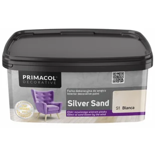 Farba dekoracyjna Silver Sand Blanca S1 1 l Primacol Decorative - Tynki - miniaturka - grafika 1