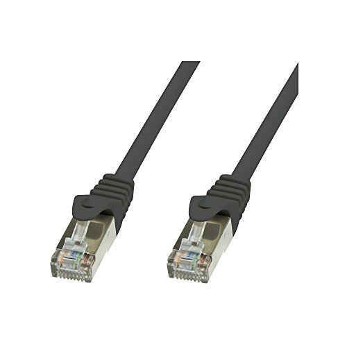 Techly ICOC LS6-005-BKT - kabel sieciowy (0,5 m, Cat6, S/FTP (S-STP), RJ-45, RJ-45, czarny)