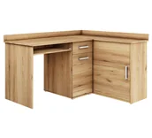 Biurka - Biurko narożne wolnostojące MICHAŁ II dąb złoty - miniaturka - grafika 1