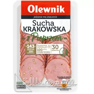 Kiełbasa i wędliny - Olewnik - Sucha krakowska z pieprzem - miniaturka - grafika 1