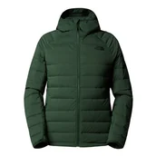 Kurtki męskie - Kurtka The North Face Belleview Stretch Hooded Down Jacket 0A7UJEI0P1 - zielona - miniaturka - grafika 1