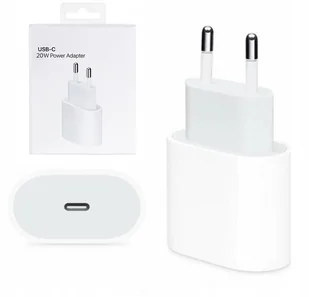 Ładowarka Kostka Adapter USB C 20W do Ładowania IPhone8 X 11 12 13 14 15 16 - Ładowarki do telefonów - miniaturka - grafika 1