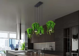 THORO Lampa wiszaca KUKKIA czarna TH.004CZ Thoro Th.004CZ - Lampy sufitowe - miniaturka - grafika 1