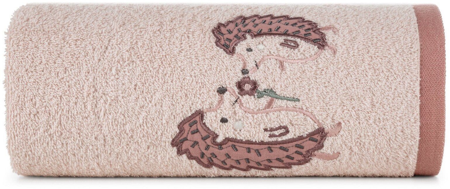 Ręcznik dziecięcy Baby68 70140cm różowy 450g/m dziecięcy