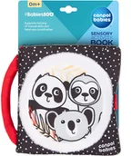 Zabawki sensoryczne - Canpol Babies Książeczka Sensoryczna Manipulacyjna 0m+ Panda - miniaturka - grafika 1