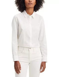 Levi's Damska koszula non-denim, The Classic Bw Shirt June Stripe Chalk Pink, M - Koszule damskie - miniaturka - grafika 1