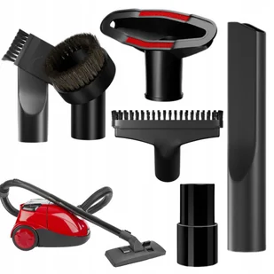 UNIWERSALNE KOŃCÓWKI DO ODKURZACZA 6W1 ADAPTER SZCZOTKA SSAWKA ZESTAW 6 SZT - Akcesoria do odkurzaczy - miniaturka - grafika 1