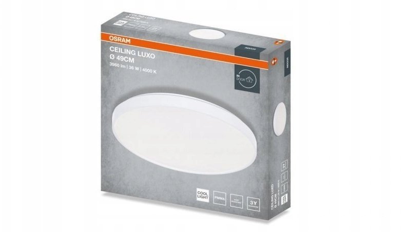 Lampa sufitowa Kanlux Plafon LED CEILING LUXO 36W 3960lm 4000K 840 IP20 WT biała