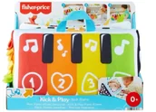 Instrumenty muzyczne dla dzieci - Fisher Price. Miękkie pianinko Baw się i kop - Fisher- Price - miniaturka - grafika 1