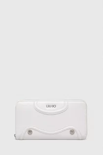 Portfele - Liu Jo portfel damski kolor biały - grafika 1