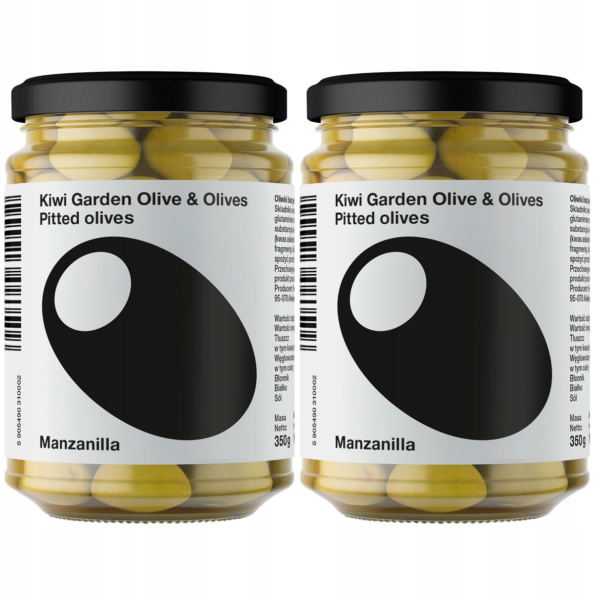 Hiszpańskie Oliwki Manzanilla zestaw 2 szt