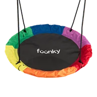 Huśtawki - Huśtawka dla dzieci śr. 110cm, Multicolor - Fuunky - miniaturka - grafika 1