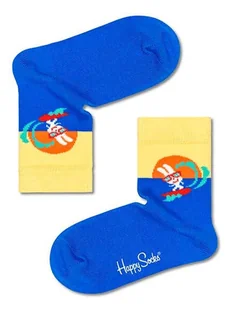 Happy Socks Skarpety "Surfing Bunny" w kolorze niebiesko-żółtym - Skarpetki damskie - miniaturka - grafika 1