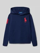 Swetry dla chłopców - Bluza z kapturem i wyhaftowanym logo - miniaturka - grafika 1