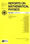 reports on mathematical physics 89/3 2022 kraj - Czasopisma - miniaturka - grafika 1