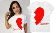Gadżety dla niej i dla niego - koszulki na walentynki dla pary - miniaturka - grafika 1