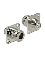 Adaptery i przejściówki - SI.ADAPTER N JACK-> SMA JACK BULKHEAD DELOCK - miniaturka - grafika 1