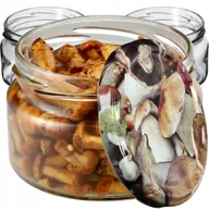 Pojemniki kuchenne - Słoiki Denia 250ml 10 szt. 82mm + wieczko "Grzyby" - miniaturka - grafika 1