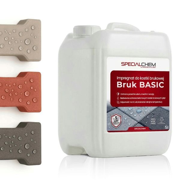 40m²/5L SPECIALCHEM Bruk Basic Preparat do impregnacji kostki brukowej 5lat