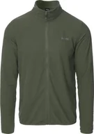 Bluzy męskie - hitec Męski polar rozpinany ze stójką bluza polariwa Hi-tec Damis II Full Zip rozmiar XL - miniaturka - grafika 1