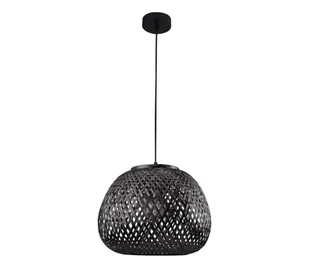 Żyrandol na lince ZANZIBAR 1xE27/20W/230V śr. 35 cm bambus - Lampy sufitowe - miniaturka - grafika 1