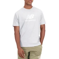 Koszulki sportowe męskie - Koszulka New Balance MT31541AG - szara - miniaturka - grafika 1