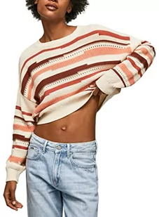 Pepe Jeans Damski sweter Frances Multi, XL, multi, XL - Swetry damskie - miniaturka - grafika 1