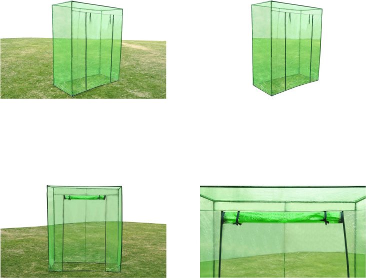 vidaXL Szklarnia z ramą stalową PVC - Szklarnie - GREENHOUSE - ZIELARNIA - SPRINGBED