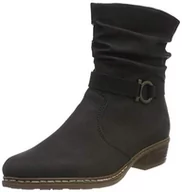 Botki damskie - Rieker Damskie sztyblety Y08R1, Black Black Y08r1 00, 40 EU - miniaturka - grafika 1