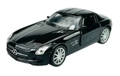 Samochody i pojazdy dla dzieci - WELLY MERCEDES-BENZ SLS AMG CZARNY 1:34 43627 - miniaturka - grafika 1