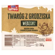 Sery - Latteo Twaróg z Grodziska wędzony 250 g - miniaturka - grafika 1