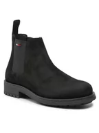 Sztyblety męskie - Tommy Jeans Sztyblety Classic Tommy Jeans Chelsea Boot EM0EM01056 Czarny - miniaturka - grafika 1