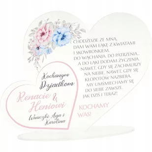 STATUETKA DZIEŃ BABCI DZIADKA PREZENT DEYDKACJA Y2 - Figurki dekoracyjne - miniaturka - grafika 1