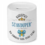 Skarbonki - Skarbonka Dla Standupera na Urodziny na Prezent z Nadrukiem ze Zdjęciem numer 274617193 - miniaturka - grafika 1