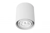 Lampy sufitowe - Elsa lampa sufitowa tuba kierunkowa okrągła biała - miniaturka - grafika 1